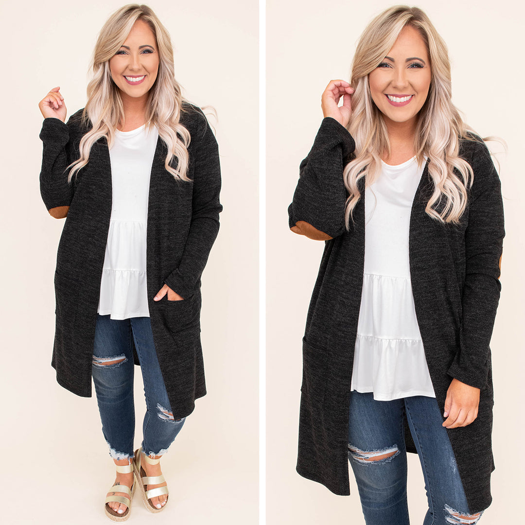 Cuddle Weather Cardigan, Black