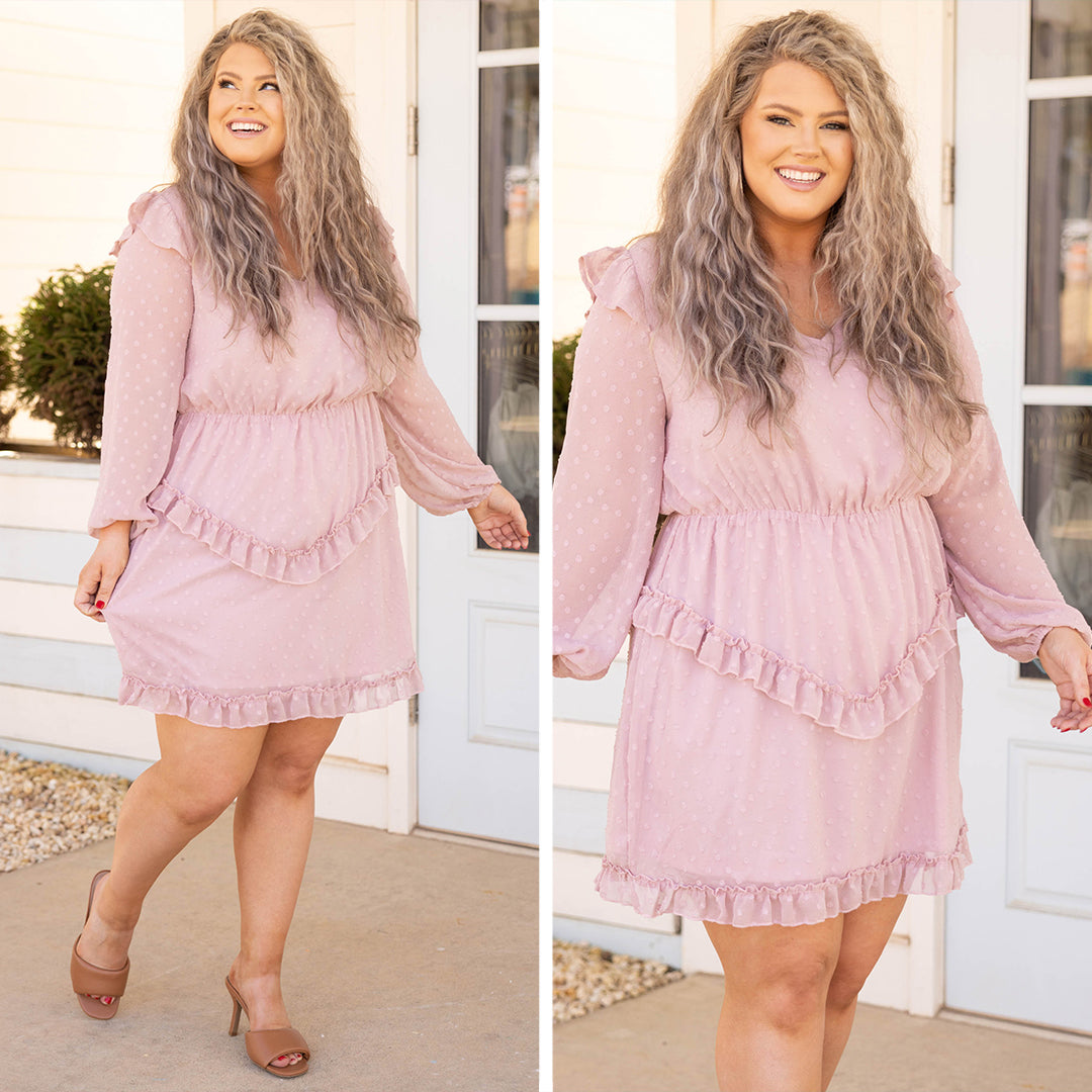 Beautiful Ones Dress, Dusty Pink