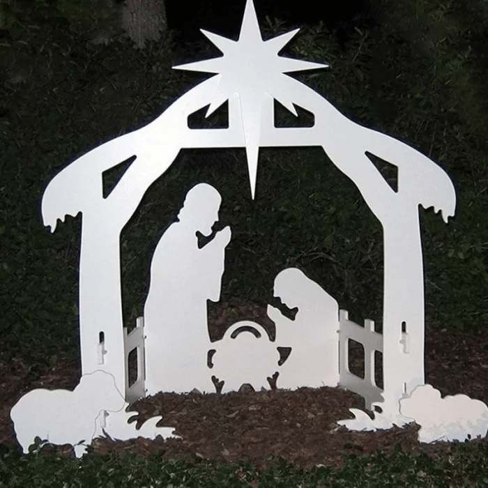 Holy Night Outdoor Christmas Nativity Set