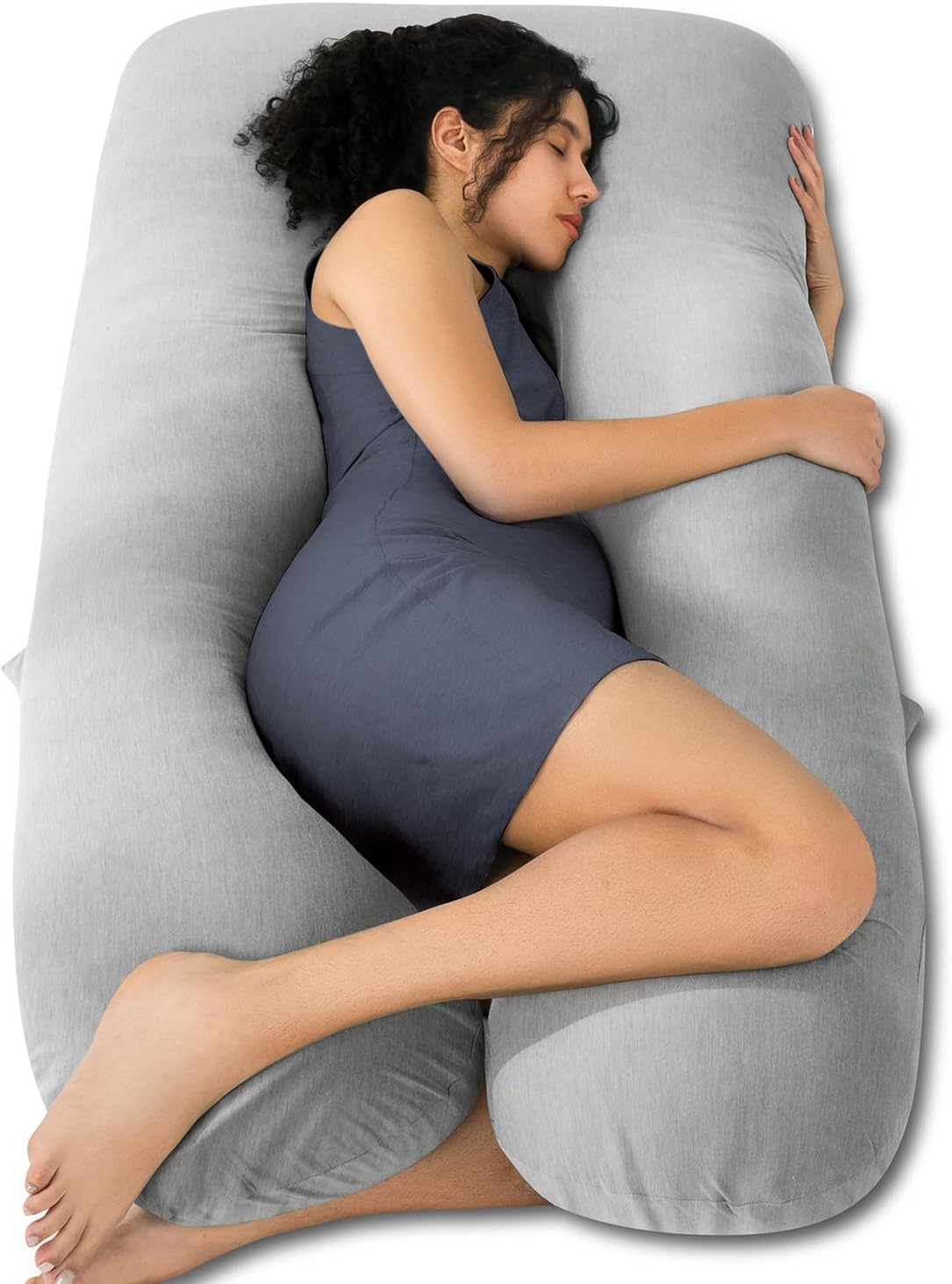 Cooling Maternity Pillow for Sleeping U Shaped Body Pillow for Pregnant Support