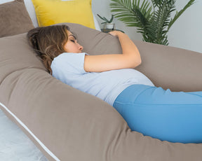 Cooling Maternity Pillow for Sleeping U Shaped Body Pillow for Pregnant Support