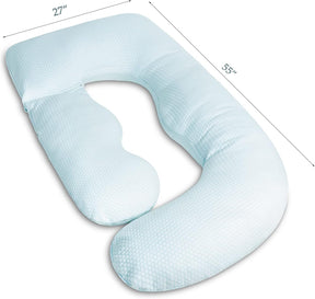 Cooling Maternity Pillow for Sleeping U Shaped Body Pillow for Pregnant Support