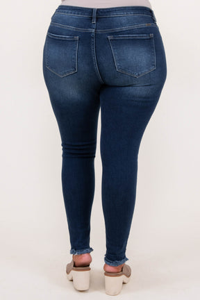 Go Go Go Honey Jeans, Dark Wash