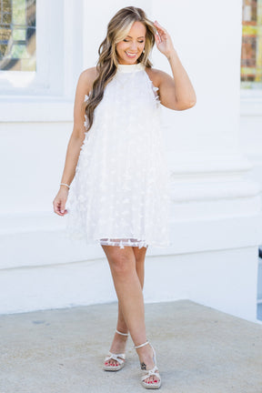 Chasing Butterflies Dress, Ivory