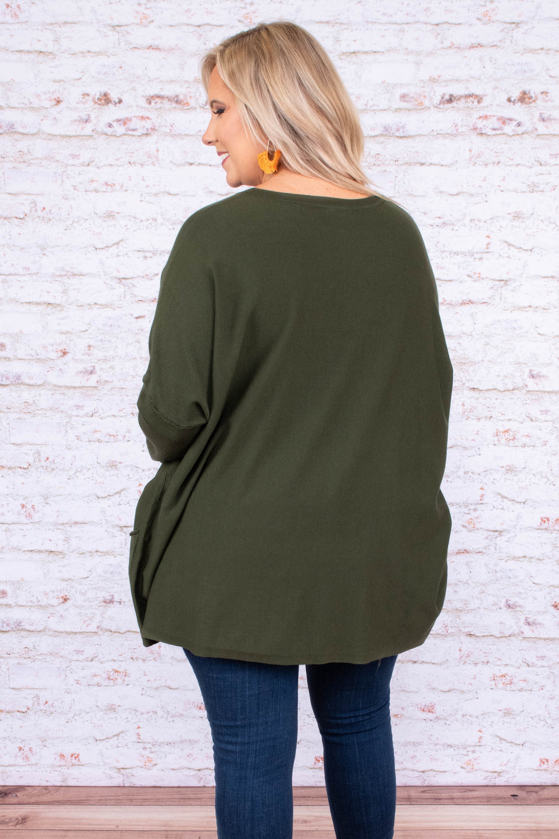 Snow Whispers Tunic, Olive