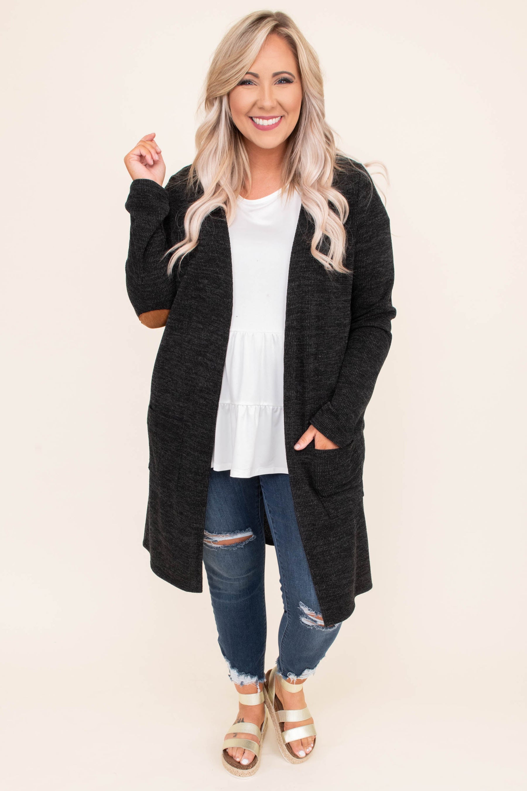 Cuddle Weather Cardigan, Black