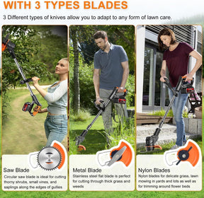 ⚡Clearance Sale⚒️3-in-1 Lightweight Grass Trimmer & Edger Lawn Tool