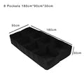 Raised Garden Bed Rectangular Planting Bag 4/8 Pockets Square Plant Grow Bags For Vegetables Flowers Felt Multi-grid