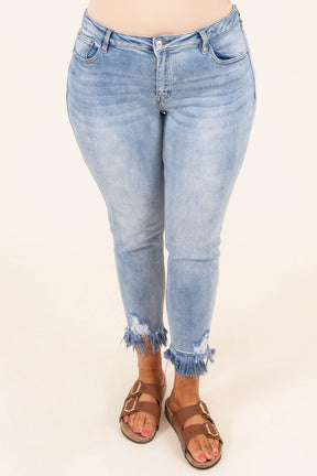 The Girls Side Jeans, Medium Wash