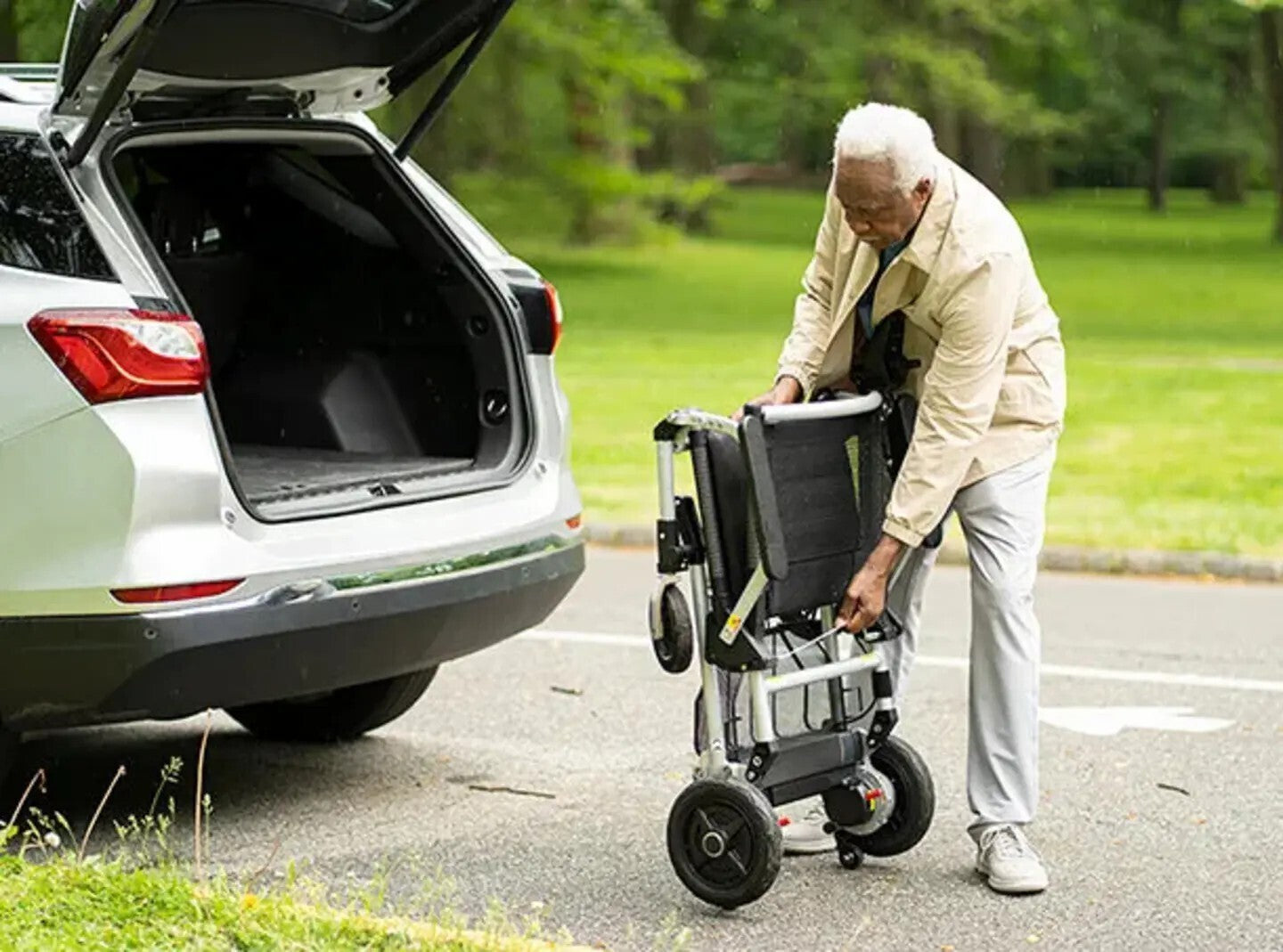 💝Officially Licensed ,✨ Folding Power Chair Left- or Right-handed Control